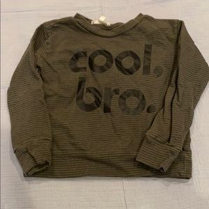 Boys Joah Love cool bro sweatshirt 2T